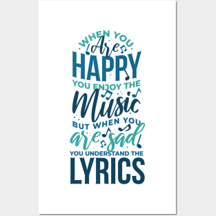 Melody & Mood - Musical Sentiments Posters and Art